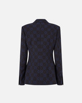 Jacke mit geometrischem und floralem Muster - | Pinko