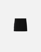 Mini skirt with embroidered jewel rose - | Pinko
