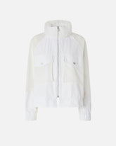 Technical jacket with sheer inserts - | Pinko