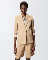 Jacke aus Leinenmix - | Pinko