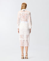 Bluse aus Tüll und Spitze - | Pinko