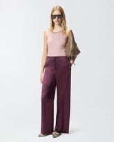 Satin trousers - | Pinko