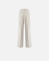 Flowing trousers with pressed pleat detail - Grey | Pinko