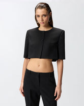 Spencer-Jacke mit Schmuckknöpfen - | Pinko