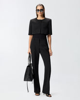 Spencer jacket with jewel buttons - Black | Pinko