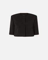 Spencer jacket with jewel buttons - Black | Pinko