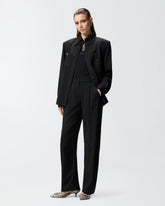 Stretch overshirt with pockets - | Pinko