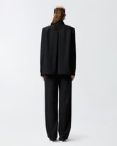 Stretch overshirt with pockets - Black | Pinko