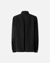 Stretch overshirt with pockets - | Pinko