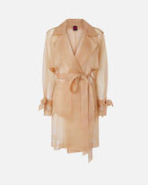 Trenchcoat aus Organza in Seide - | Pinko