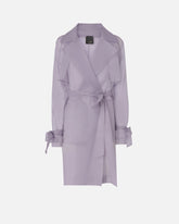 Trenchcoat aus Organza in Seide - | Pinko
