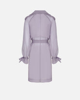 Trenchcoat aus Organza in Seide - | Pinko