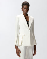 Jacket in technical canvas - White | Pinko
