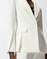 Jacket in technical canvas - White | Pinko