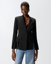 Jacket in technical canvas - Black | Pinko