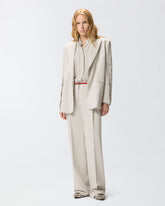 Flowing jacket with slits - | Pinko