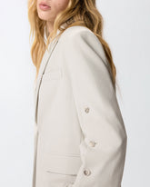 Flowing jacket with slits - | Pinko