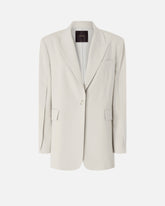 Flowing jacket with slits - | Pinko