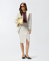 Top in satin with halterneck - | Pinko