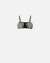 Bra with embroidered jewel rose - | Pinko