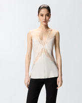 Lace lingerie top - Grey | Pinko