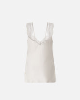 Lace lingerie top - Grey | Pinko