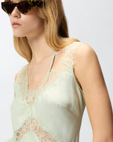 Slip-Top mit Spitze - | Pinko