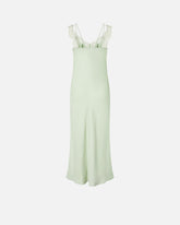Slipdress-Midikleid mit Streifen aus Spitze - | Pinko