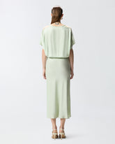 Midikleid mit Details aus Spitze - | Pinko