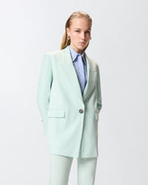 Jacket with rose jewel buttons - | Pinko