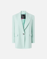 Jacket with rose jewel buttons - | Pinko