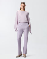 Rückenfreier langer Jumpsuit mit Schmuckkette - | Pinko
