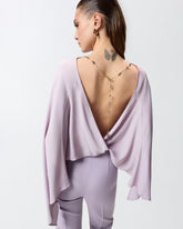 Rückenfreier langer Jumpsuit mit Schmuckkette - | Pinko