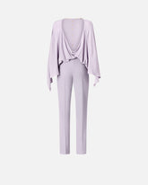 Rückenfreier langer Jumpsuit mit Schmuckkette - | Pinko