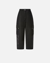 Workwear trousers with sheer inserts - | Pinko