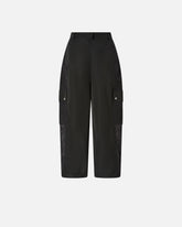 Workwear trousers with sheer inserts - | Pinko