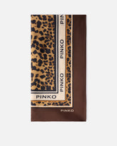 Leopard-print scarf - | Pinko