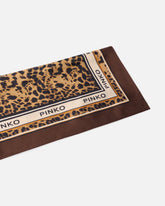 Leopard-print scarf - | Pinko