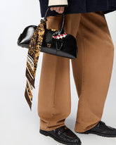 Schmaler Schal mit Leopardenprint - | Pinko