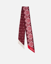 Thin scarf with floral paisley print - | Pinko