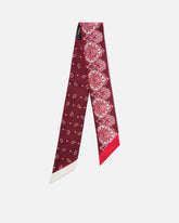 Thin scarf with floral paisley print - | Pinko