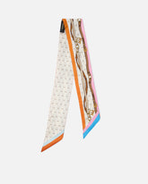 Feines Tuch mit buntem Print - | Pinko