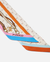 Feines Tuch mit buntem Print - | Pinko