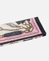 Scarf with bag print - Multicolor Pink-Black | Pinko
