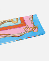 Scarf with multicoloured print - | Pinko