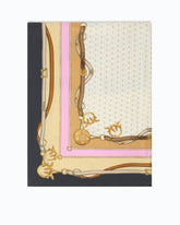 Scarf with multicoloured print - | Pinko