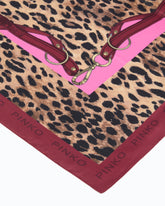 Scarf with spotted print - | Pinko