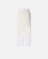 Midi skirt in lace with slits - | Pinko