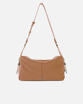 Keeper Bag medium shoulder bag in new biker leather - | Pinko