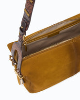 Keeper Bag medium shoulder bag in spray-effect suede - | Pinko